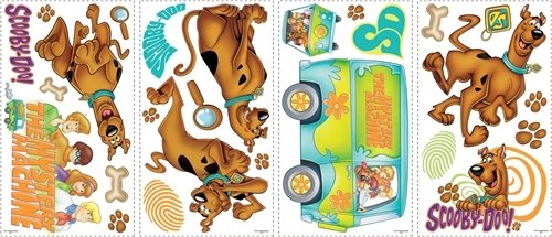 SCOOBY DOO 26 BiG Wall Stickers Mystery Machine Decals