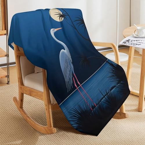 Couverture douce grue un cadeau idéal pour cocooning et voyage - 7