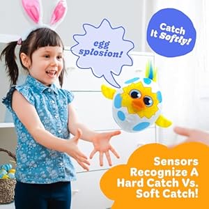 Move2Play, Egg Toss, Hilariously Wild and Fun Active Play Game | Easter Basket Stuffer | Easter Gift for Kids & Toddlers | Boys & Girls Ages 3, 4-8+ | Indoor/Outdoor Toy Move2Play Egg Toss Hilariously Wild and Fun Active Play Game Easter Basket Stuffer Easter Gift for Kids Toddlers Boys Girls Ages 3 4 8 IndoorOutdoor Toy
