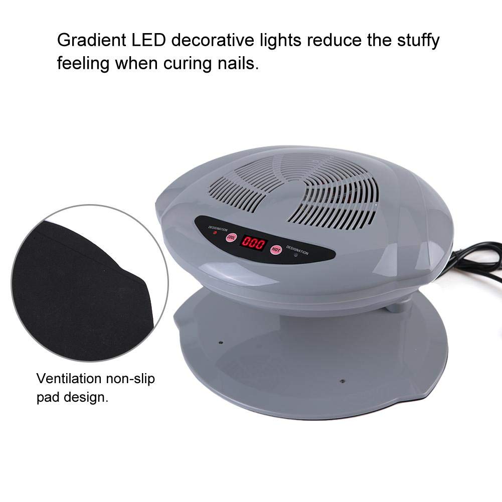 Suszarka do paznokci, Suszarka do paznokci 400W LED UV Lampa polimeryzacyjna do wentylatora do paznokci do automatycznego czujnika (#3)