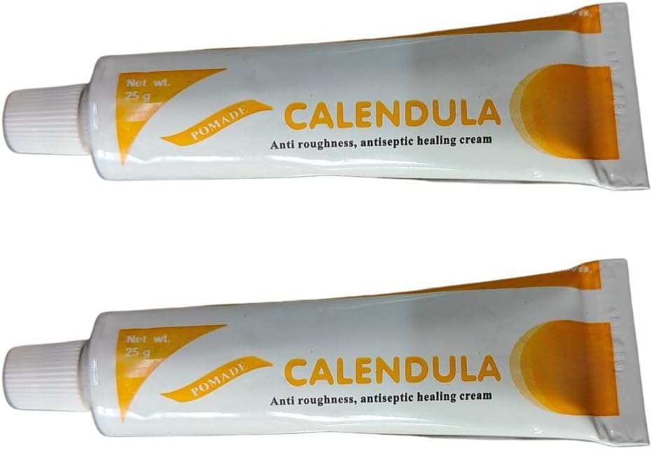 Calendula Ointment 25g x 2 - Antiseptic Cream for cuts, Bruises, Healing