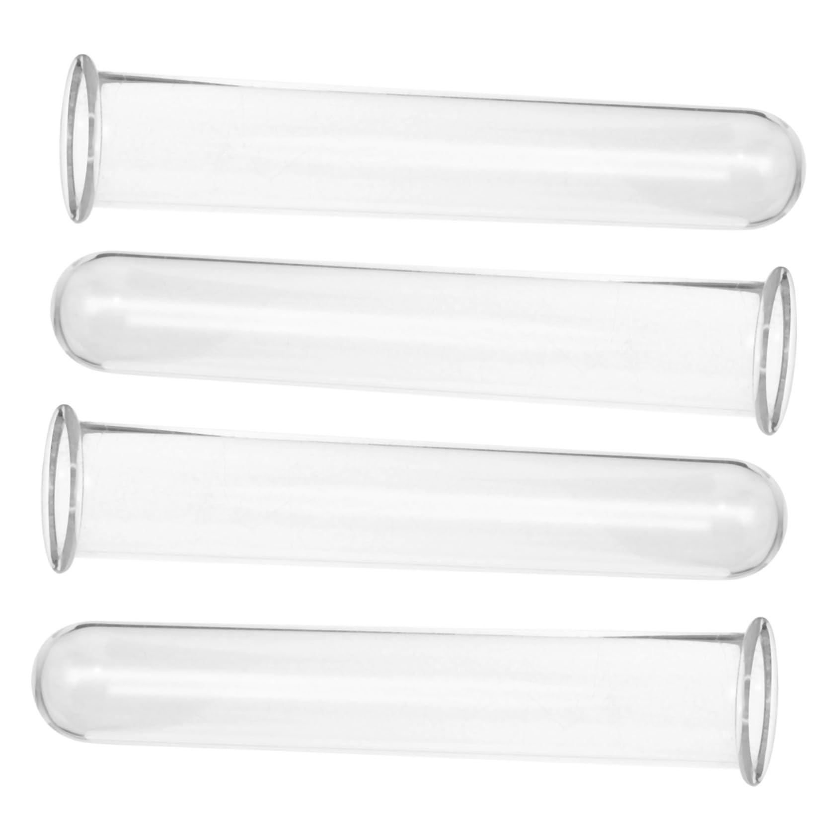 Cabilock 12 Pcs Hydroponic Test Tube Vase Glass Tube Water Tubes for Flowers Plant Vase Test Tube Propagation Station Transparent Glass Tube Propagation Vases Test Tubes Glass