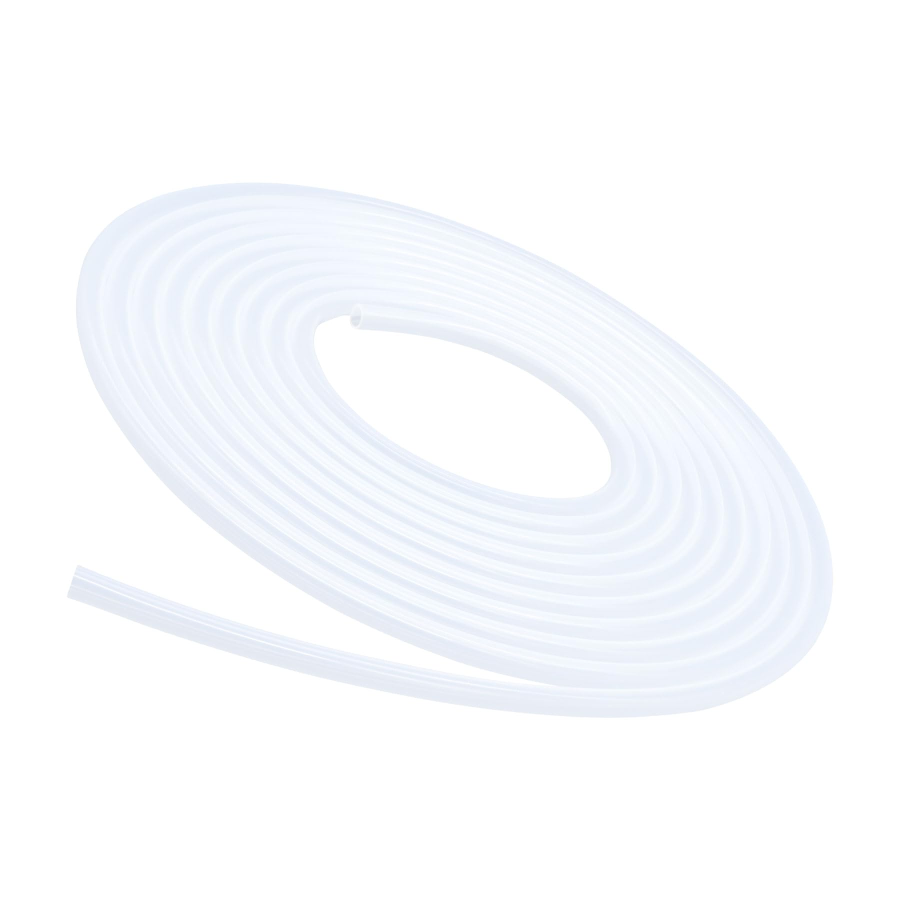iMeistek 6mm ID x 9mm OD Silicone Tube 4.5m, Clear Flexible Food Grade Hose Air Water Pipe for Pump Transfer,Aquarium