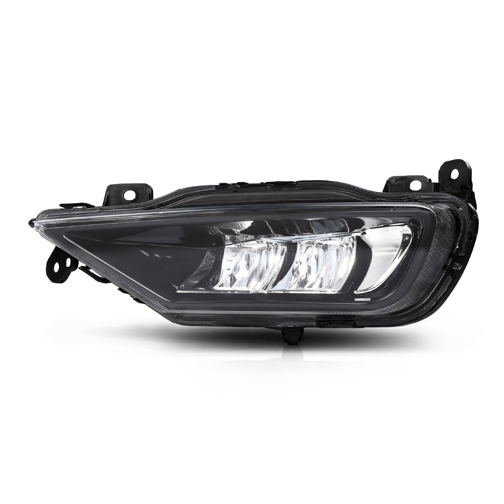 DOTCOM Left Side Front Bumper Fog Light Fog Lamp Compatible with Volvo XC90 XC60 S90 V90 2016 2017 2018 2019 2020 2021 2022 2023 2024 31395865 Black