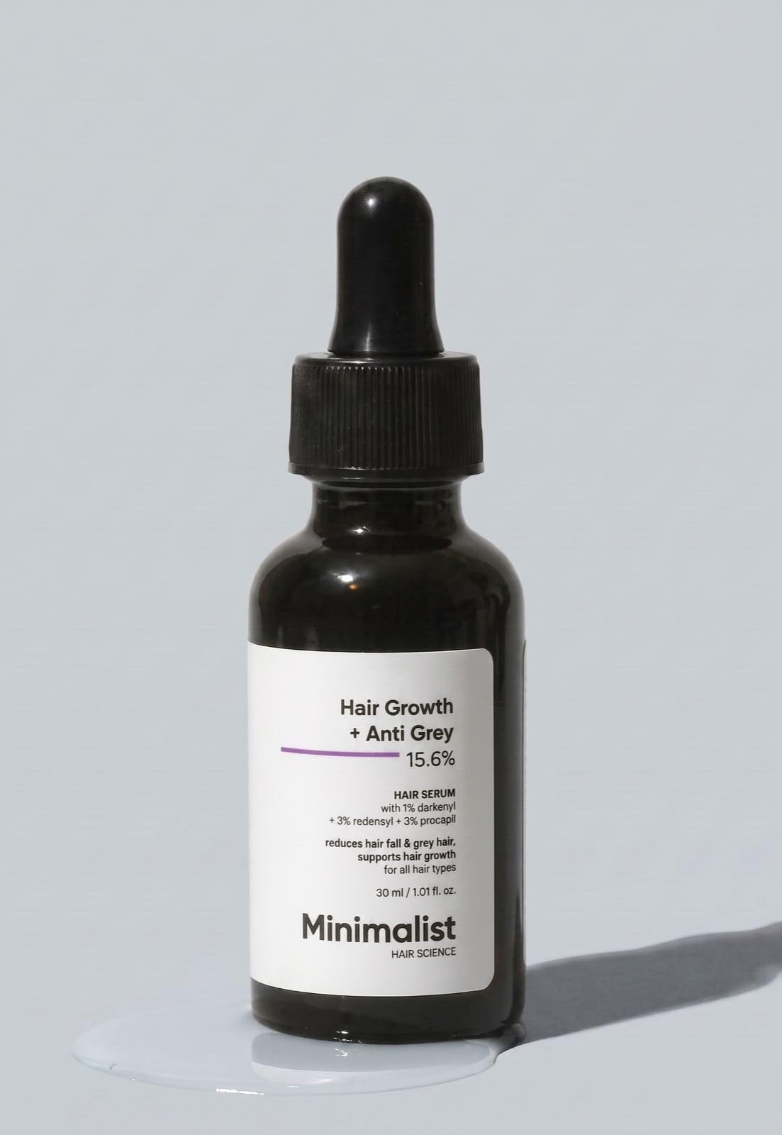 Minimalist Hair Growth + Anti-Grey Actives 15.6% Hair Serum | Reduces Hair Fall & grey hair, Promotes Hair Growth-image-12