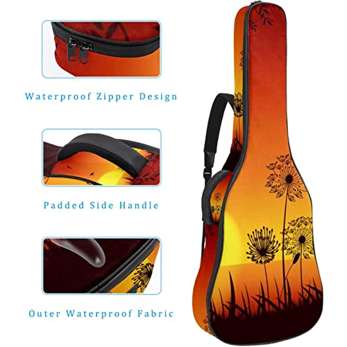 Housse étanche pour guitare acoustique avec double bandoulière et poche pieuvre géante avec longues jambes, Multicolore… - Les Beatles, Paul McCartney, John Lennon, RIngo Starr, George Harrison Housse étanche pour guitare acoustique avec double bandoulière et poche pieuvre géante avec longues jambes, Multicolore… – Image 5