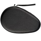 Rintifia Hard Shell Ping Pong Paddles Case - Portable Storage Bag, Table Tennis Balls - Drop-Resistant, Durable Cover - Ideal Gift for Ping Pong Enthusiasts (black)