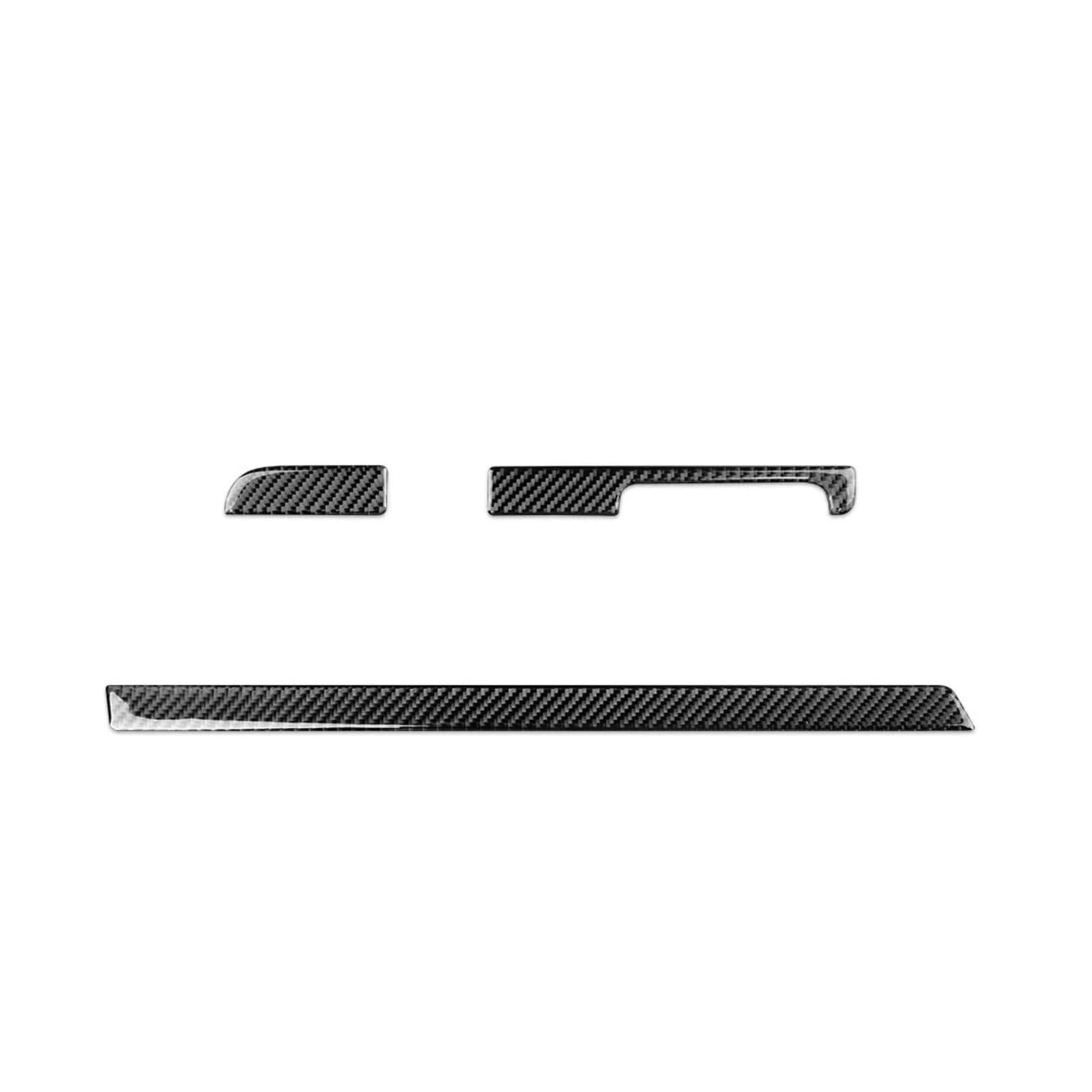 QBKGMEWCA Car Center Co-Pilot Glove Box Sticker Compatible for Scirocco 2009 2010 2011 2012 2013 2014 LHD RHD Real Soft Carbon Fiber Trim(Type2 RHD)