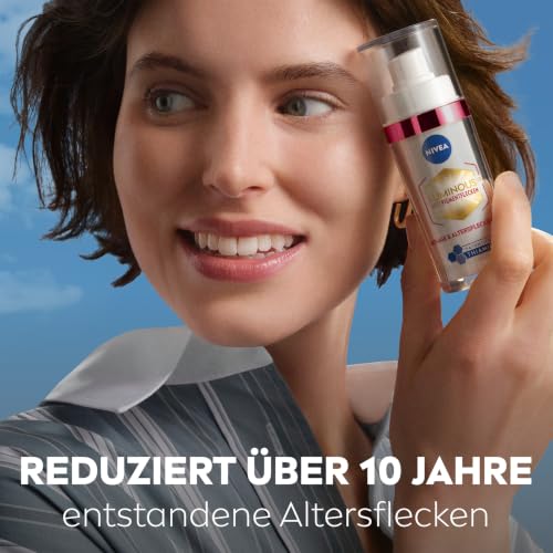 NIVEA LUMINOUS630 Anti-Age & Altersflecken Serum, Gesichtspflege mit Thiamidol, Kollagen Booster und Hyaluronsäure für reife Haut… – Ansicht 3