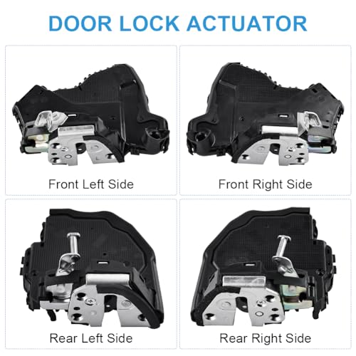 Image of WMPHE Door Latch Lock Actuator Compatible with Toyota 4Runner Camry Tundra Lexus ES350 GS350 LS460 GX460 Scion Replacement for 69040-42250 931-401 69030-42230 931-403 69030-06200 - 4PCS