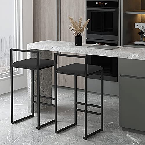 Tabourets de bar avec dossier ergonomique DASHADAO contre le mal de dos