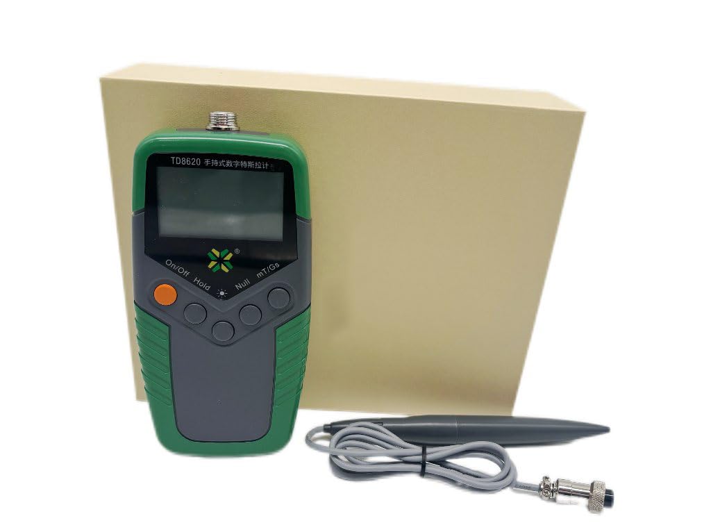 Digital Gauss Meter Tesla Meter for Measuring The Surface Flux Density of Permanent Magnet Materials with Range 0 to 2400 mT mT or G Can be Switched by One Button Basic Accuracy ±5%