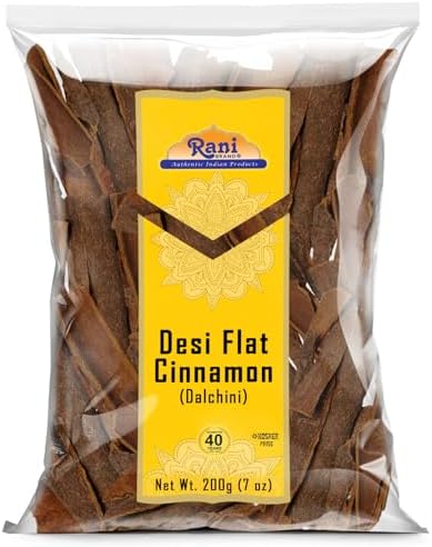 Rani Desi (Dalchini) Flat Cinnamon 7oz (200g) ~ All Natural | Vegan | Gluten Friendly | NON-GMO Kosher | Indian Origin