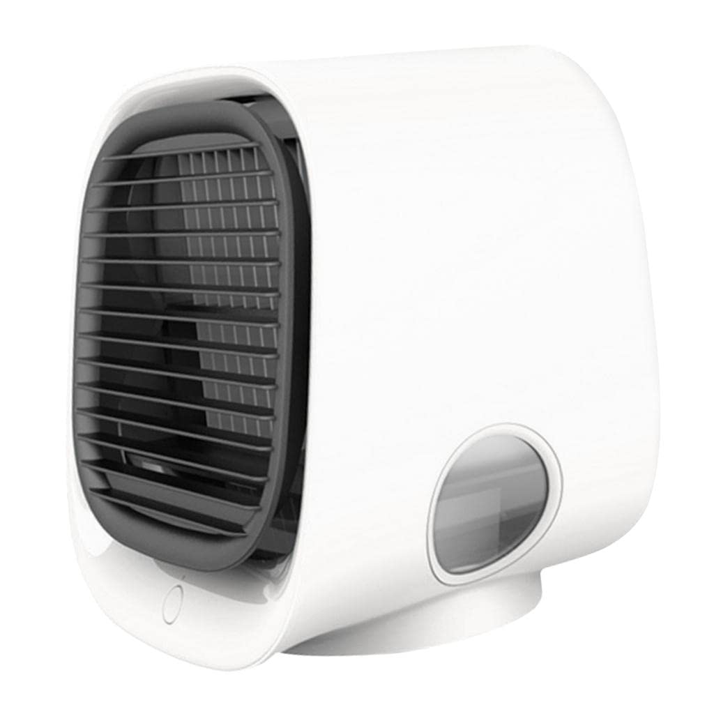 MERISHOPP Portable Air Cooler Fan Desktop Cooling Air Conditioner Humidifier White-image-37