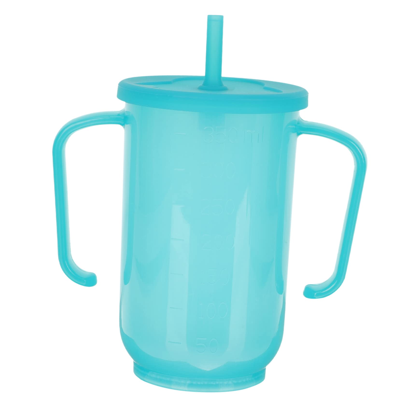 Beavorty 3 Piezas Taza de Alimentación para Pacientes Discapacitados y Ancianos con Pajita Diseño Antiderrame para Maternidad y Convalecencia Fabricada Durable y Práctico
