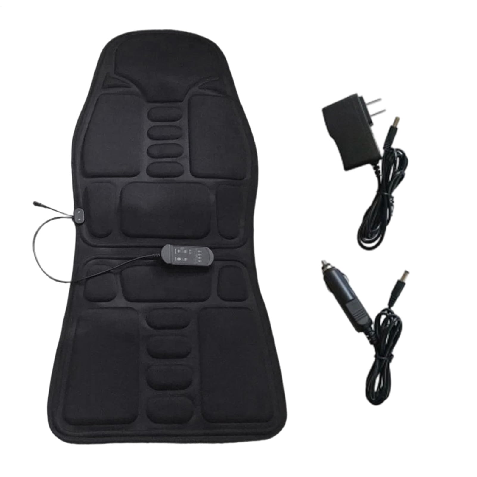 Cojín De Masaje Para Asiento Masajeador Para Espalda Con Calor | Almohadilla Térmica De 5 Puntos Con Función De Masaje Eléctrico Para Relajación Muscular En Hombres Y Mujeres Personas Que