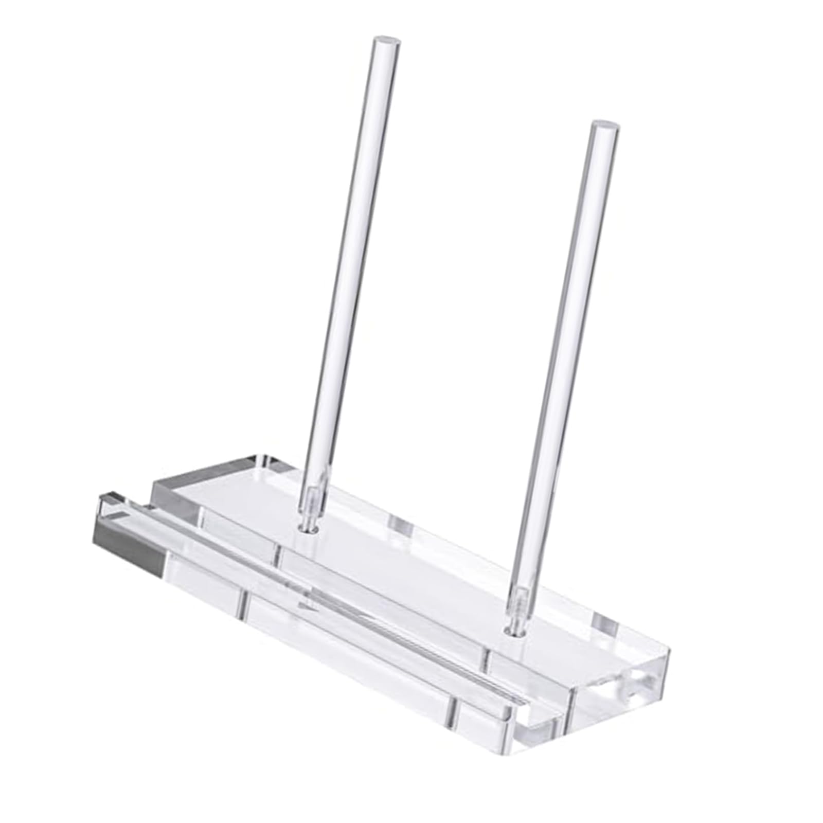 Geavonyg Desktop Display Rack Elegant Tabletop Showcase Suitable for Retail Displays & Educational Materials Strong Clear Tabletop Stand Acrylic Desktop Display Rack