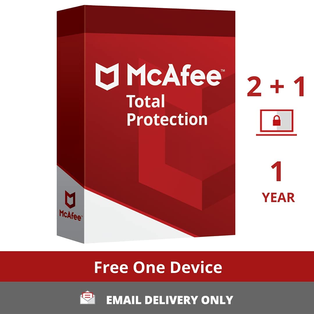 McAfee Total 2 devices 1 year + 1 year free | email delivery in 6 hours