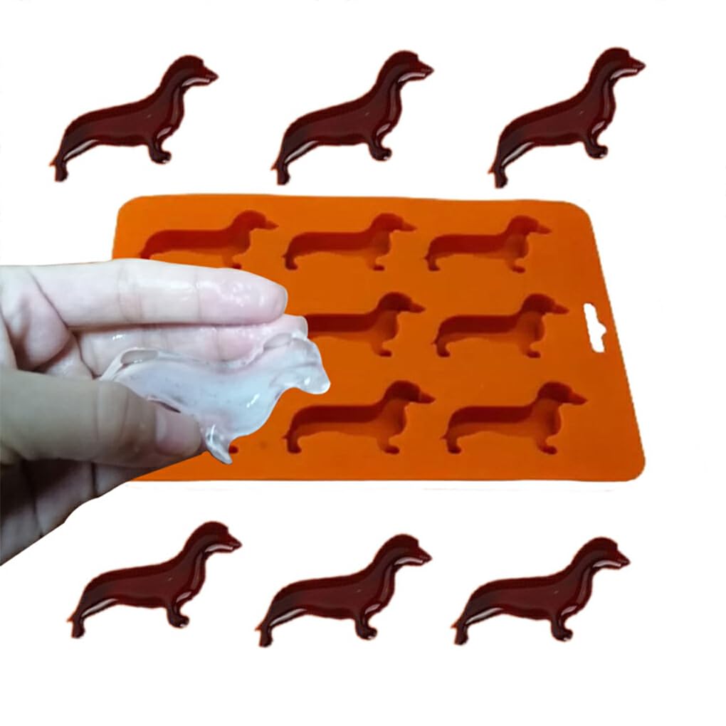 3 Stampo Per Ghiaccio In Silicone Forma Di Bassotto – Alimentare, Antirottura, Adatto A Ghiaccio, Cioccolato, Pasta Zucchero – Regalo Per Amanti Dei Cani - 4