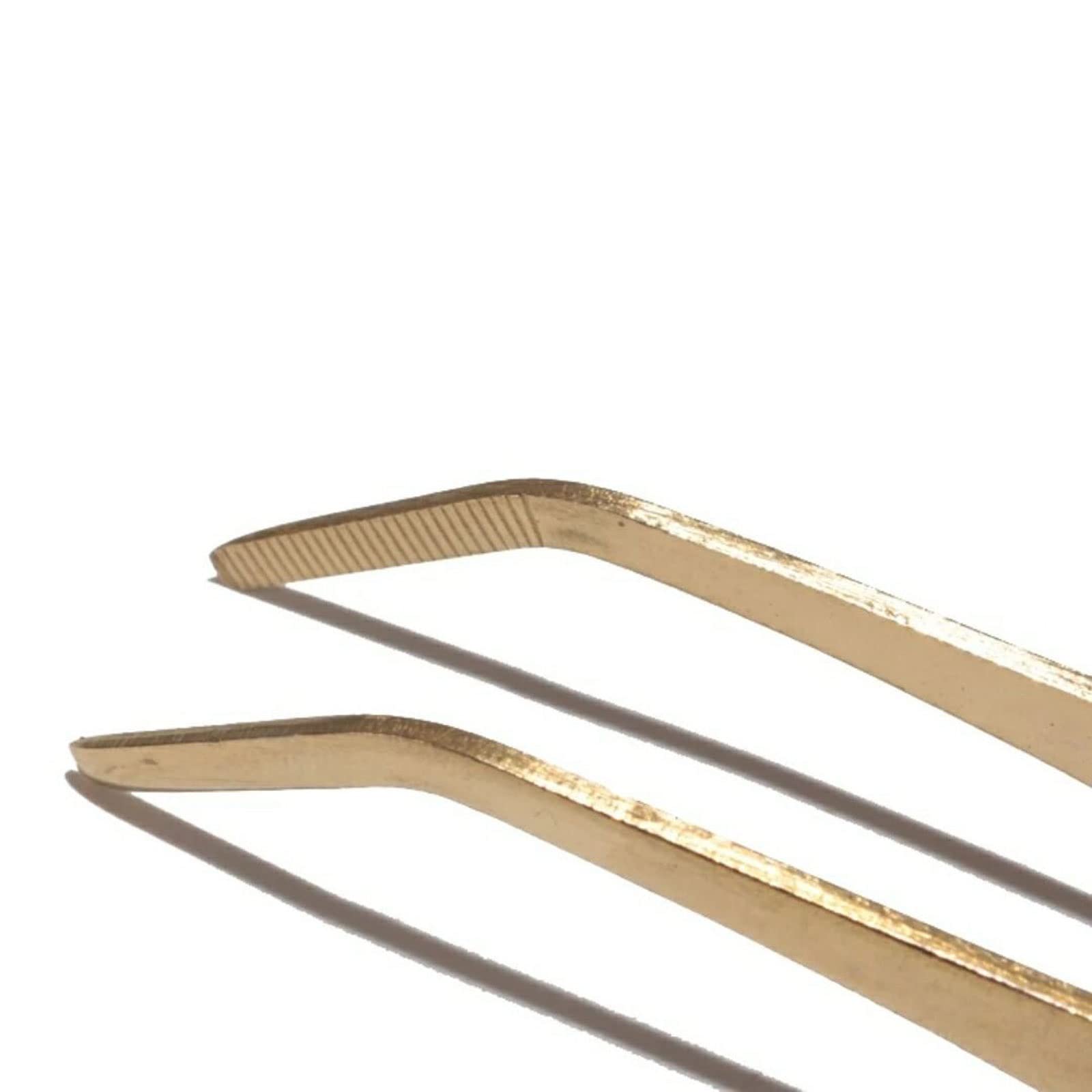 Pinzette zur Haarentfernung, schräger Mund, Flacher Mund, Edelstahl, Goldener Augenbrauenclip, kleine Pinzette, Flacher Mund, Augenbrauenclip, Make-up, Augenbrauenclip, Beauty-Tool