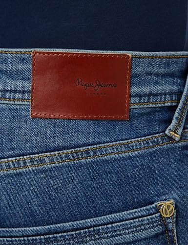 Pepe Jeans Para Hombre. PM207390HT7 Jeans Tapered Azul (30/32), Casual, AlgodóN, Denim - 4