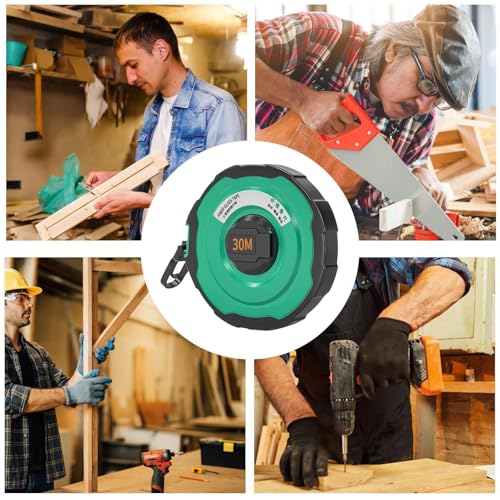 Cinta de medición de madera con lectura de doble cara para ingenieros y constructores 5