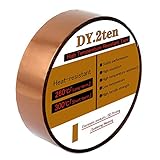 DY.2ten Hitzeband, 20 mm x 33 m, hitzebeständiges Klebeband, Polyimid-Klebeband, PI-Film-Isolierband, Wärmeübertragungsband, Thermoband, Hochtemperaturband, keine Rückstände