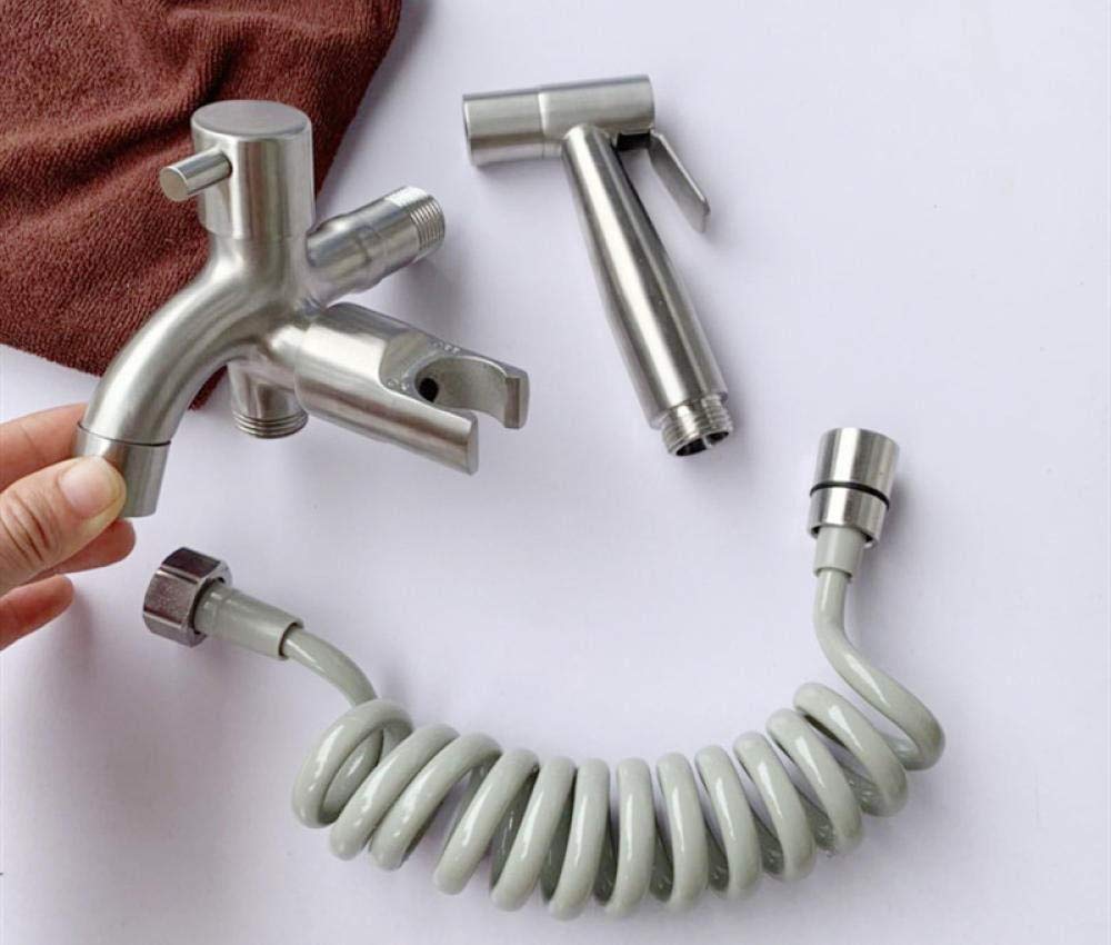 Juego de bidé de Mano para higiene Personal, Juego de Pistola rociadora para Lavadora de Acero Inoxidable 304, rociador de Ducha para Culo
