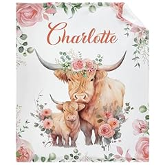 Custom Name Highland Cow