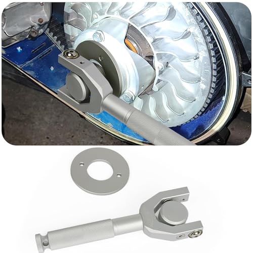 Image of PSLER X3 Belt Changing Tool for 2017-Later Maverick X3 Max Turbo RR(Silver) | Fits 64 inch /72 inch UTV wheel base to assist in quick belt changes and smooth clutch removal without damaging parts