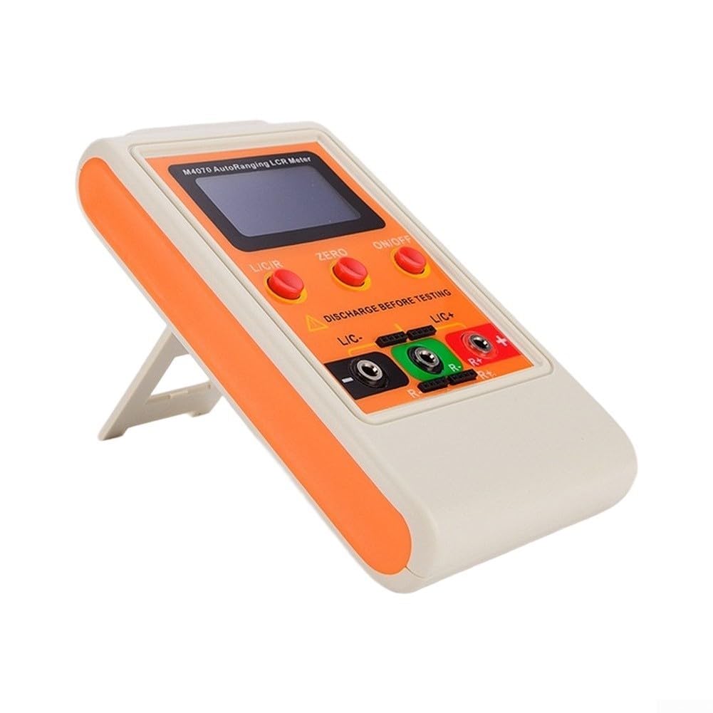 M4070 pour testeur de pont, compteur de résistance à inductance de capacité numérique | Gamme automatique, USB pour test de réparation de PCB (instrument + clip)