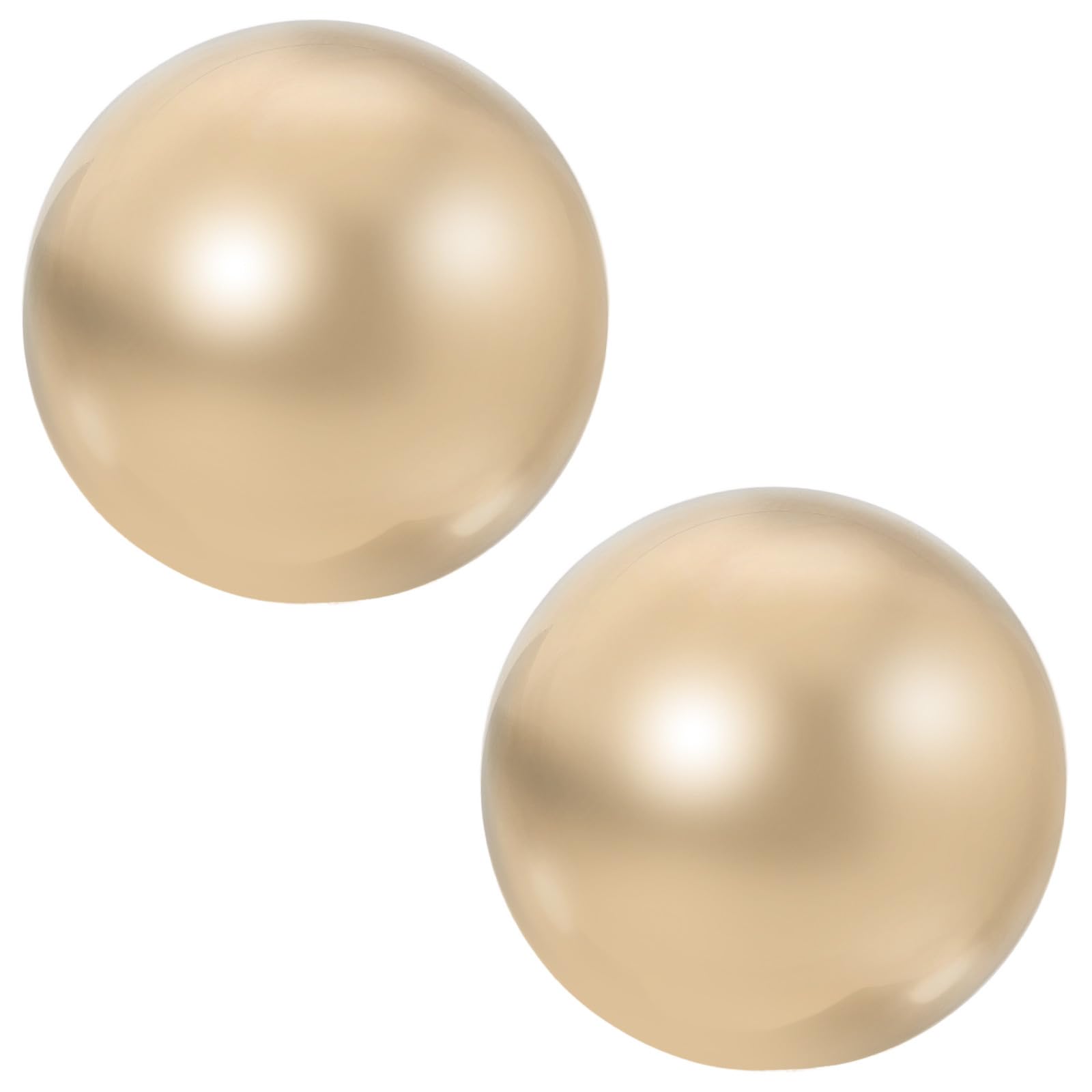 Bolas de Masaje de Latón Sólido Balones de Entrenamiento de Mano para Manos Masajeador Portátil para Ejercicios de Dedos y Relajación, Juego de 2 Unidades