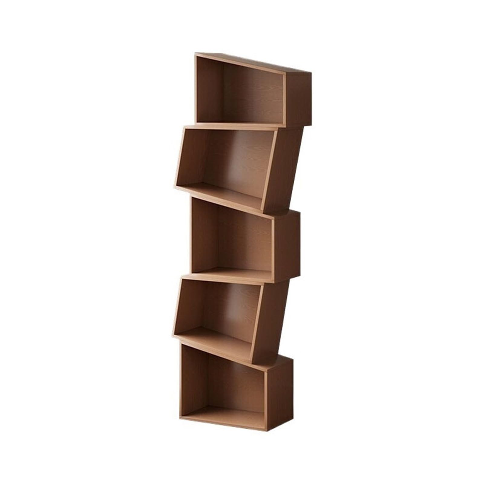 ZYYANSHOP Bookshelf Creative Light Luxury Wooden Bookshelf Home Floor Irregular Storage Shelving