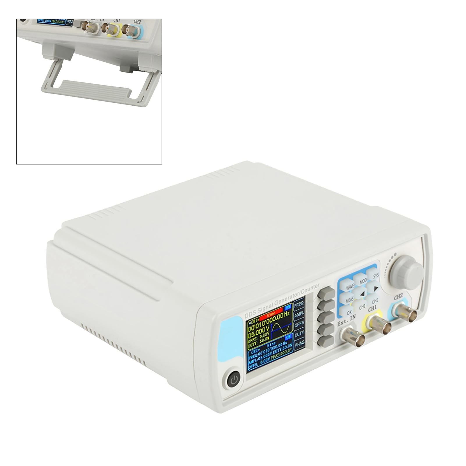 Jds6600, generatore di segnale digitale, generatore di funzione, generatore di segnale Dds, contatore, controllo digitale, frequenza sinusoidale ac100, 240 V, 60 MHz, spina (standard europeo 15