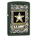 Zippo US Army Logo Pocket Lighter, Green Matte