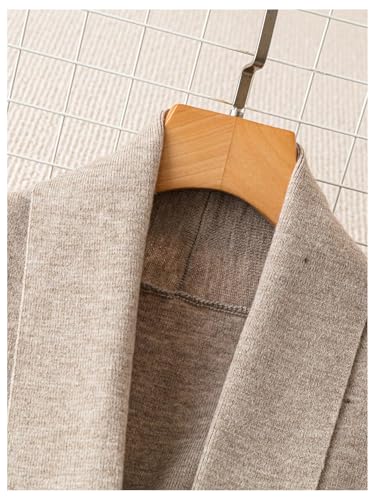 GORGLITTER Women's Sleeveless Long Cardigan Sweaters Vest Dressy Fall Casual Open Tie Front Lightweight Cardigan Trendy3