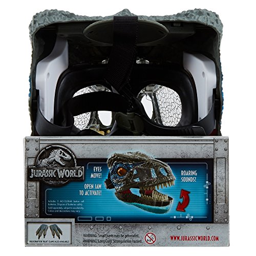 Mascara Eletrônica Raptor, Jurassic World, Mattel