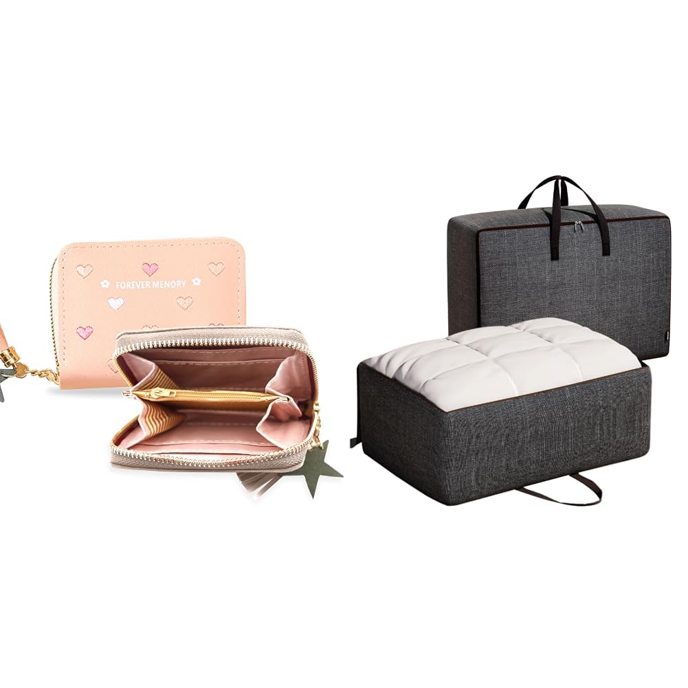Wallet for Women - Stylish and Compact Card Holder and Money Wallet, Money Organiser + Storage Bag for Clothes, Cloth Organiser for Storage, Under Bed Storage Bag, Wardrobe Bags for-image-25