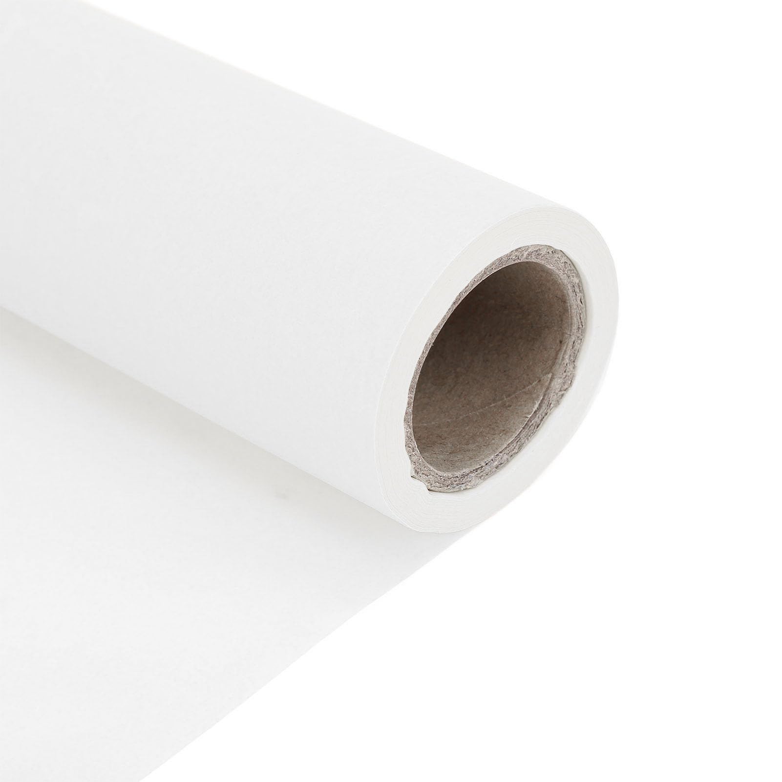 Zunate Rollo de Papel Calco Blanco |Papel de Dibujo Translúcido de 24 Pulgadas para Patrones de Costura y Bocetos (62cmx46m)