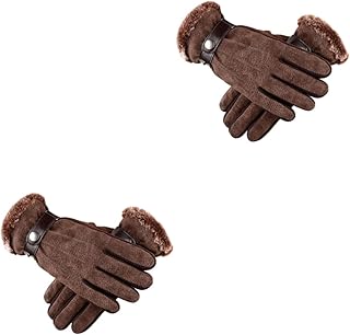 INOOMP 2 peças luvas de motocicleta luvas de motocicleta para homens luvas quentes luvas de couro masculinas luvas à prova de vento masculinas