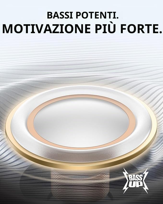 soundcore Anker Sport X20, cuffie da allenamento senza fili, gancio girevole ed estensibile, cancellazione del rumore, bassi profondi, IP68, impermeabili, resistenti al sudore(Ricondizionato)