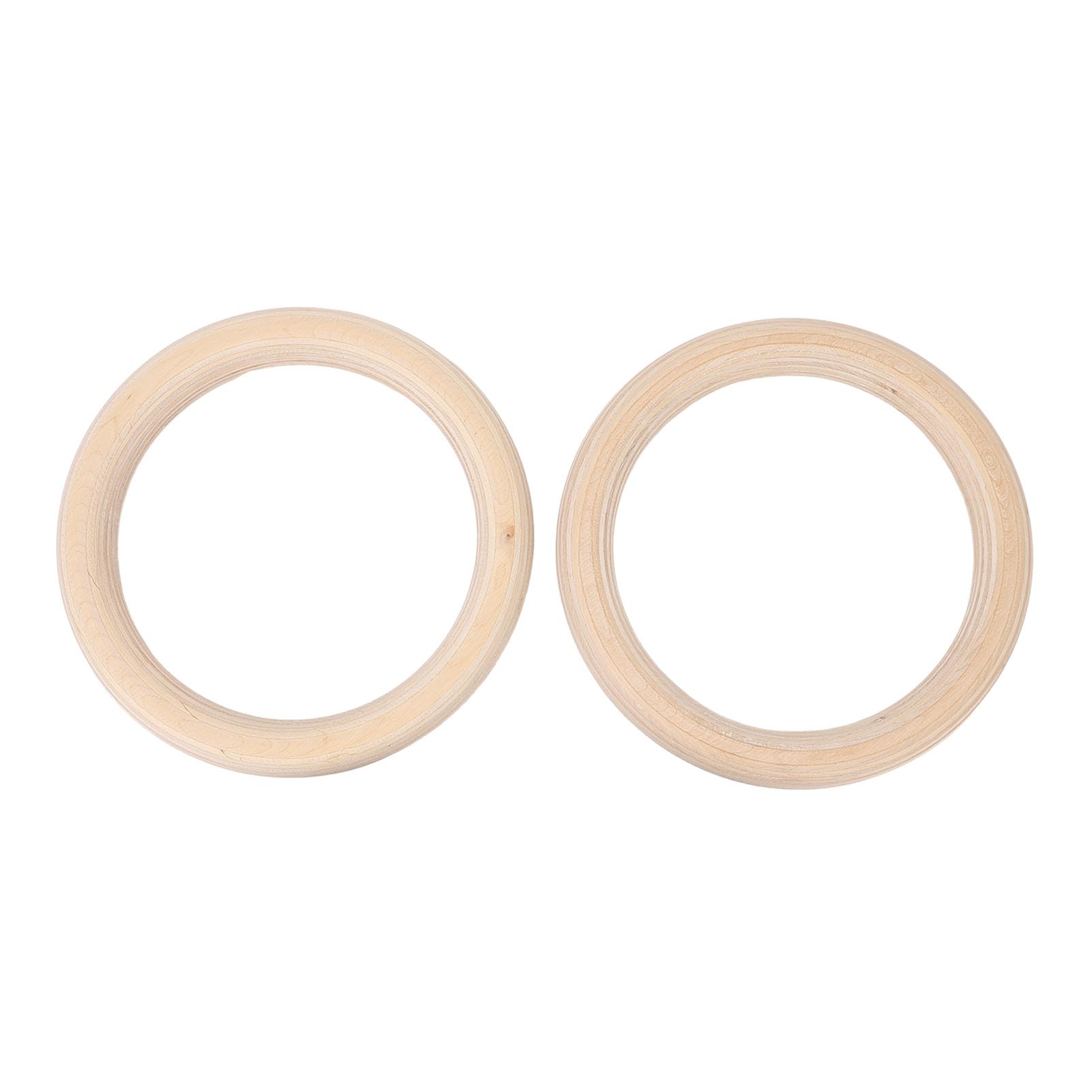 Anillos de Gimnasia de Madera de Abedul, Entrenamiento de Fuerza, Peso Corporal, Entrenamiento físico, Anillos de Gimnasio para Exteriores con Cuerdas, Correas