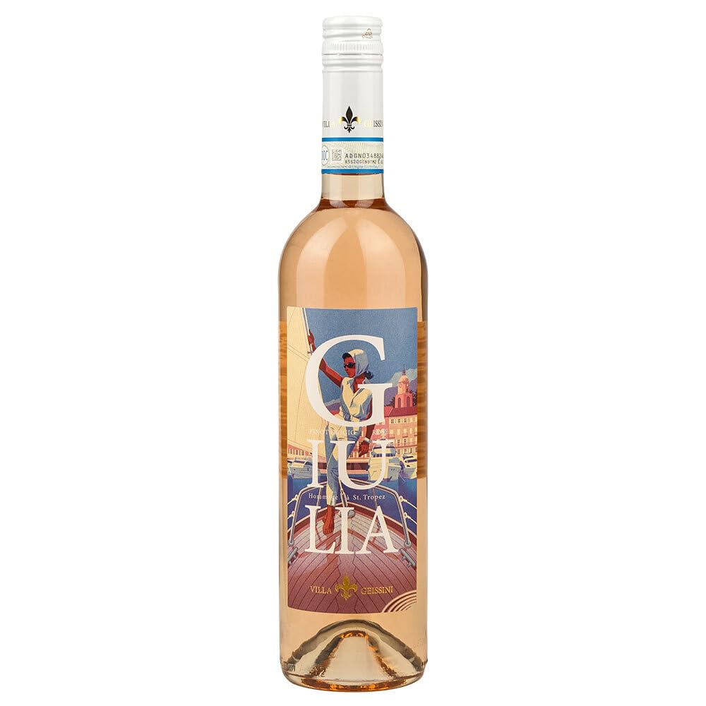Villa Geissini GIULIA Pinot Grigio Rosato, trocken, sortenreines Weinpaket (6x0,75l)