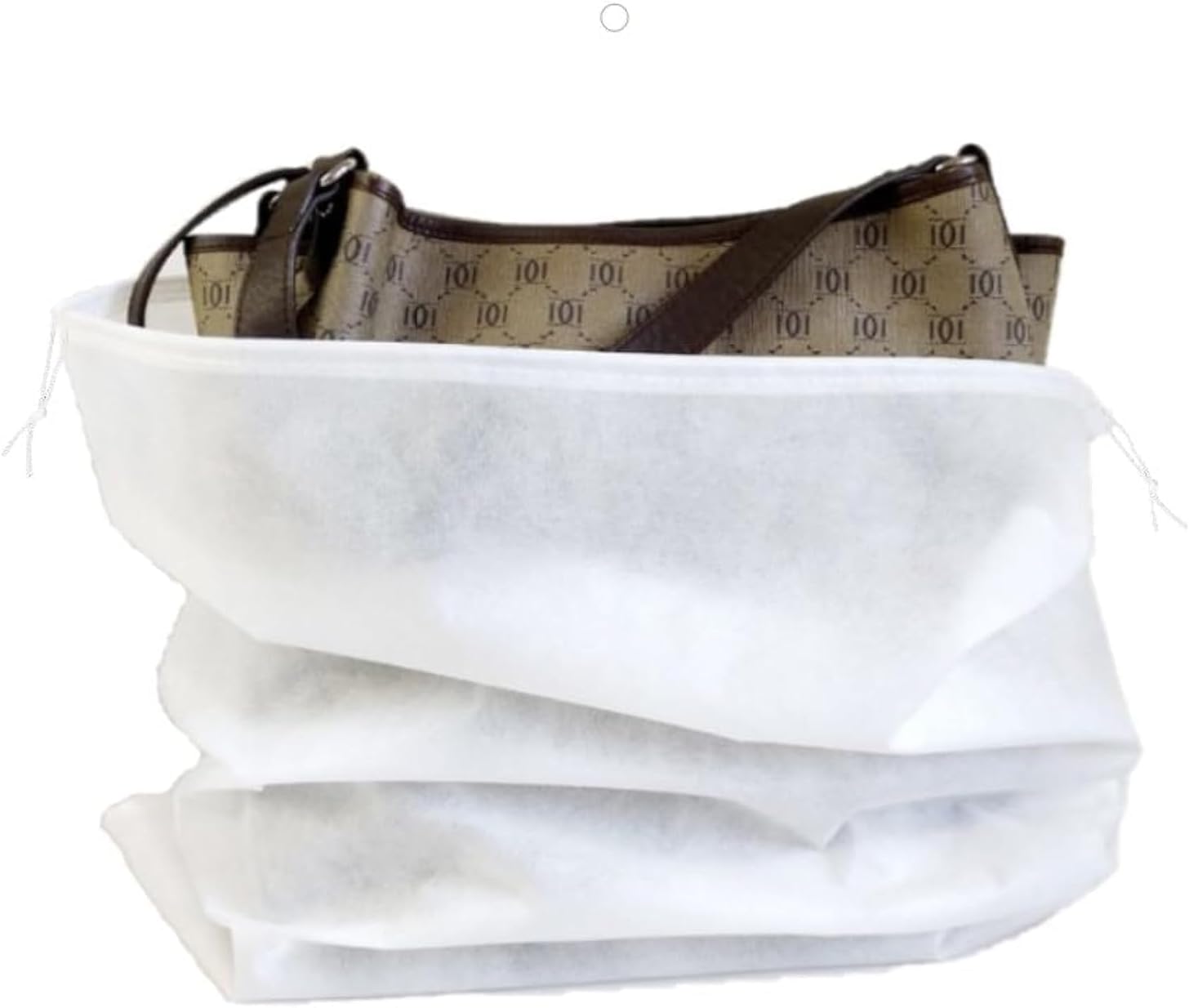 30 eco-friendly travel shoe bag storage bags, non-woven breathable dust-proof bag with rope, suitable for storing shoes and bags, isolate dust and keep shoes and bags clean and tidy. (19.6inX23.62in)