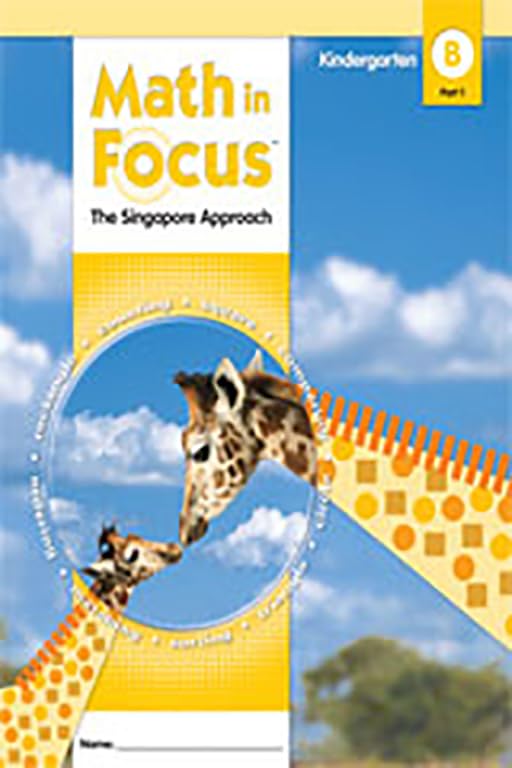Math in Focus, Grade K, Book B, Part 1, Student Edition