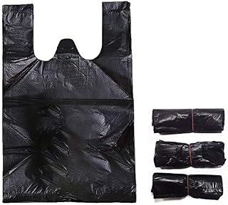 300Pcs Women Sanitary Disposal Black Bin Bags Small Bin Liners for Bathroom Sanitary Napkin Rubbish,Plastic Bags with Handles for Home Kitchen Garbage