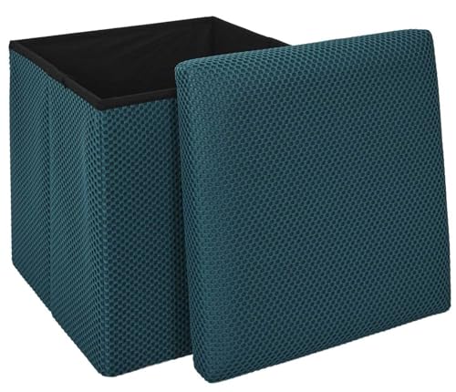 HowHomely Taburete con espacio de almacenamiento