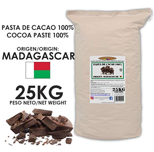 Cacao Venezuela Delta - Chocolate Negro Puro 100% · Origen Madagascar (Pasta, Masa, Licor De Cacao 100%) · 25kg