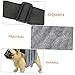 ORFOFE Portable Dog Sling Harness for Surgery Recovery Skin-Friendly Support Strap Comfortable Fleece Design for Weak Senior Dogs