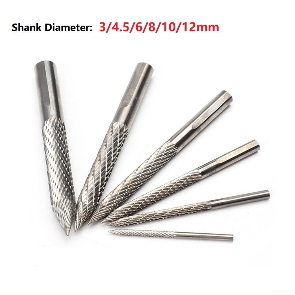 Brocas giratorias de carburo herramientas avanzadas diseñadas específicamente para reparaciones efectivas de neumáticos (10 mm)